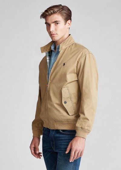 Chaquetas Polo Ralph Lauren Hombre Marrom - Cotton Twill - QDEWZ6235